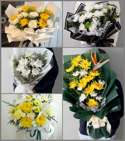 广东广州市白云区三元里街道白事花束代送
